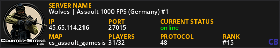 Wolves | Assault 1000 FPS (Germany) #1