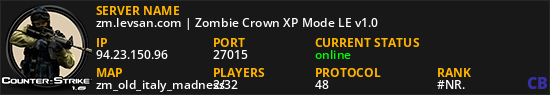 zm.levsan.com | Zombie Crown XP Mode LE v1.0