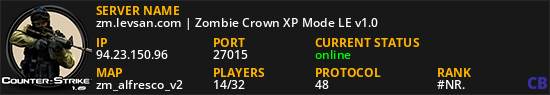 zm.levsan.com | Zombie Crown XP Mode LE v1.0