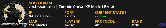 zm.levsan.com | Zombie Crown XP Mode LE v1.0