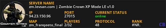 zm.levsan.com | Zombie Crown XP Mode LE v1.0