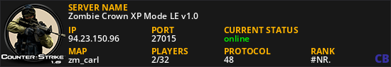 Zombie Crown XP Mode LE v1.0