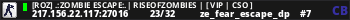 [RoZ] .:Zombie Escape:.| RiseOfZombies | [ VIP | CSO ]