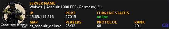 Wolves | Assault 1000 FPS (Germany) #1