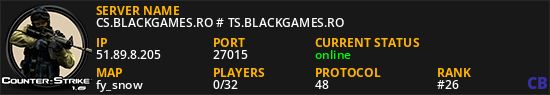 CS.BLACKGAMES.RO # TS.BLACKGAMES.RO