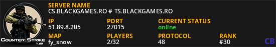 CS.BLACKGAMES.RO # TS.BLACKGAMES.RO