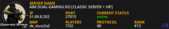 AIM.DUAL-GAMING.RO [CLASSIC SERVER + VIP]