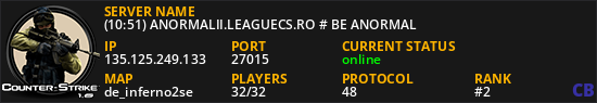 (--:--) ANORMALII.LEAGUECS.RO # BE ANORMAL