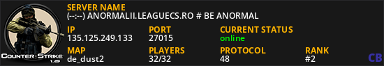 (19:41) ANORMALII.LEAGUECS.RO # BE ANORMAL