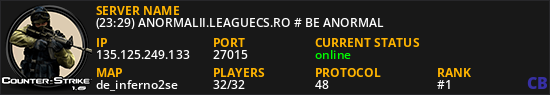 (--:--) ANORMALII.LEAGUECS.RO # BE ANORMAL