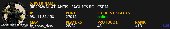 [RESPAWN] ATLANTIS.LEAGUECS.RO - CSDM