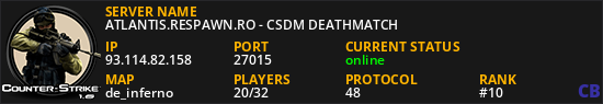 ATLANTIS.RESPAWN.RO - CSDM DEATHMATCH