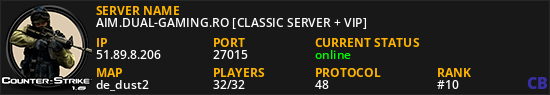 AIM.DUAL-GAMING.RO [CLASSIC SERVER + VIP]