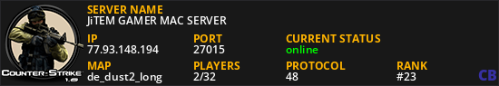 JiTEM GAMER MAC SERVER