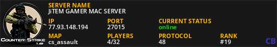 JiTEM GAMER MAC SERVER