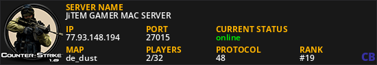 JiTEM GAMER MAC SERVER