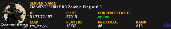 ZM.WESTCSTRIKE.RO Zombie Plague 6.3