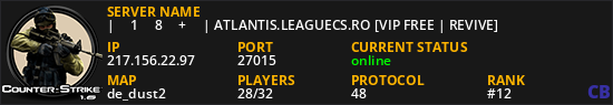 |͇̿1͇̿8͇̿+͇̿| ATLANTIS.LEAGUECS.RO [VIP FREE | REVIVE]
