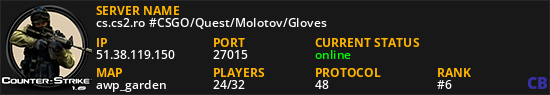 cs.cs2.ro #CSGO/Quest/Molotov/Gloves